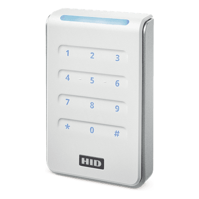 Lector de Control de Acceso / Multitecnología / Teclado 2x6 / Salida Wiegand y OSDP / LED Tricolor / Proximidad HID, Indala, AWID, EM
