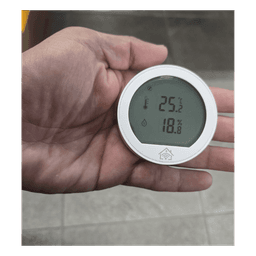 Sensor de temperatura y humedad / Pantalla LCD / ZigBee 2.4 GHz / -20°C a 60°C / 0-100% HR / CR2430