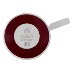 Botón de Pánico Inalámbrico / ZigBee 2.4 GHz / Alcance 130 m (426.5 ft) / Encriptación AES 128-bit / Batería 2 Años / IP Resistente Humedad