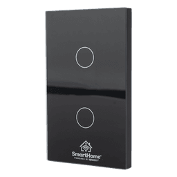 Interruptor Inteligente / 2 Circuitos / ZigBee / 800 W por Canal / 100-250 V / 120 mm x 72 mm