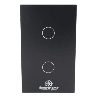 (Wifi) Apagador switch inalámbrico WIFI, control de 2 regresos de carga, 110V