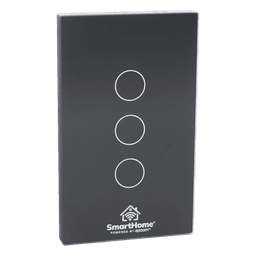 (Wifi) Apagador switch inalámbrico WIFI, control de 3 regresos de carga, 110V