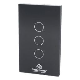 (Wifi) Apagador switch inalámbrico WIFI, control de 3 regresos de carga, 110V