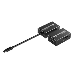 Extensor USB-C a HDMI / 4K 120 Hz / 18 Gbps / Alcance 60 m (196.9 ft) / HDR10 / HDCP 2.2 / Protección ESD ±8KV