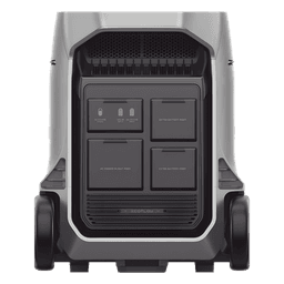 Estación de Energía Portátil DELTA PRO3 / 4096Wh Litio LFP / 5 AC 4000W (8000W Pico) / 2 USB-C 100W / Capacidad para Aumentar Respaldo / Cargador de Coche 10A a 12.6V / Conectividad WiFi y Bluetooth (App) / Carga Solar 2600W Max. (2 P