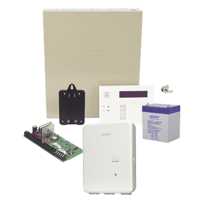 Kit Panel de Alarma IP / 48 Zonas / 40 Inalámbricas y 8 Alámbricas / 3 Particiones / Comunicador IP / Teclado Alfanumérico con Receptor 6160RF