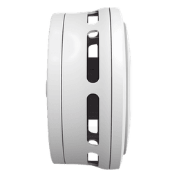 Detector de humo fotoeléctrico autónomo compacto con baterías AA reemplazables, pieza individual