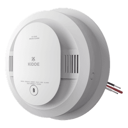 Detector de humo fotoeléctrico alámbrico 120 V CA con batería sellada de 10 años, interconexión hasta 24 dispositivos, paquete de 6