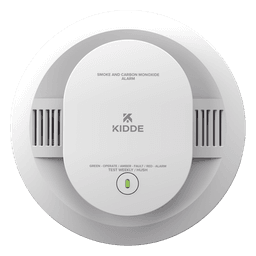 Detector combinado de humo y monóxido de carbono, fotoeléctrico y electroquímico, alimentado por baterías AA, paquete de 6