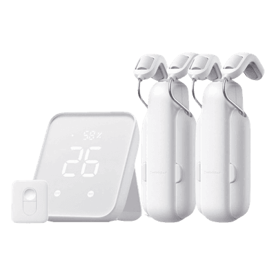 KIT Controlador HUB principal para dispositivos SwitchBot, Señal Wifi y BLUETOOTH, incluye 2 motores cortinas y 1 control remoto 