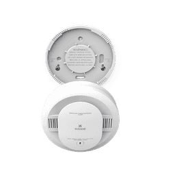 Alarma combinada de humo y monóxido de carbono a baterías, sensor fotoeléctrico y electroquímico, para vivienda