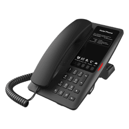 Teléfono IP Hotelero / Wi-Fi 6 Dual-Band / 2 Líneas SIP / 5 Teclas Programables / PoE 802.3af / USB-A / Audio HD