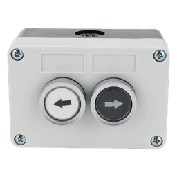 Botonera doble / IP40 / NO / 24VDC / 106 x 72 x 58 mm / 4.2 x 2.8 x 2.3 in