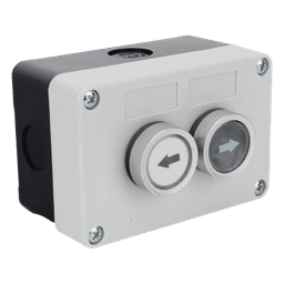 Botonera doble / IP40 / NO / 24VDC / 106 x 72 x 58 mm / 4.2 x 2.8 x 2.3 in