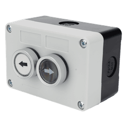 Botonera doble / IP40 / NO / 24VDC / 106 x 72 x 58 mm / 4.2 x 2.8 x 2.3 in
