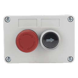Botonera de Control / Doble Canal / IP40 / Contactos NC/NO / -20 a 50 °C / Barreras y Operadores Vehiculares