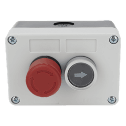 Botonera de Control / Doble Canal / IP40 / Contactos NC/NO / -20 a 50 °C / Barreras y Operadores Vehiculares