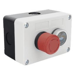 Botonera de Control / Doble Canal / IP40 / Contactos NC/NO / -20 a 50 °C / Barreras y Operadores Vehiculares
