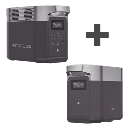 Kit de Estación de Energía Portátil 1024Wh + Batería Externa 1024Wh (2048Wh Totales)