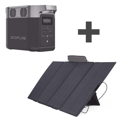Kit de Estación de Energía Portátil 1024Wh + Panel Solar Flexible 400W 