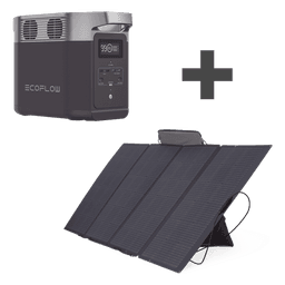 Kit de Estación de Energía Portátil 1024Wh + Panel Solar Flexible 400W 