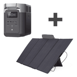 Kit de Estación de Energía Portátil 2048Wh + Panel Solar Flexible 400W
