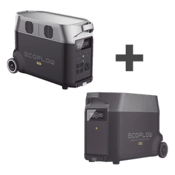Kit de Estación de Energía Portátil 3600Wh + Batería Externa 3600Wh (7200Wh)