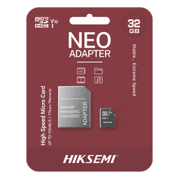 Memoria microSD con Adaptador / 32 GB / Clase 10 / NAND TLC / 92 MB/s Lectura / Multipropósito