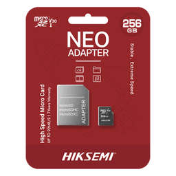 Memoria microSD con Adaptador / 256 GB / Clase 10 / NAND TLC / 92 MB/s Lectura / Multipropósito