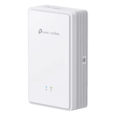 Punto de Acceso GPON Omada / WiFi 6 AX1800 / 1 puerto GPON / 1 Puerto FXS / 2 Puertos 10/100/1000 RJ45 / Mesh Omada / Configuración por Controlador o Stand-Alone / Para Montaje en Pared