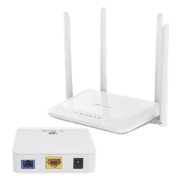 Kit 1 ONU Bridge V-Sol, Dual GPON/EPON con Router Home Mesh Ideal para distribuciones WISP de mayor cobertura Wi-Fi en Hogares y Oficinas