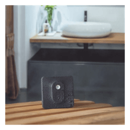 Sensor de temperatura y humedad Bluetooth, inteligente e inalámbrico, integrable a la App de Shelly.