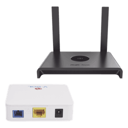 Kit 1 ONU Bridge V-Sol, Dual GPON/EPON con Router Home Wi-Fi Ideal para distribuciones WISP de mayor cobertura Wi-Fi en Hogares y Oficinas