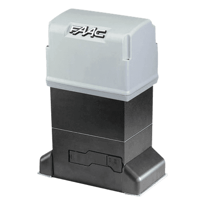 Operador de Puerta Corrediza Industrial / Trifásico 220V / Capacidad 1600 kg / Alcance 40 m (131.2 ft) / Ciclo de Trabajo 70% / Fuerza 1900 N