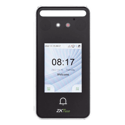 Terminal Biométrica Facial / 500 Rostros 3,000 Tarjetas / Pantalla 2.4" / IP65 / ADMS / Visible Light