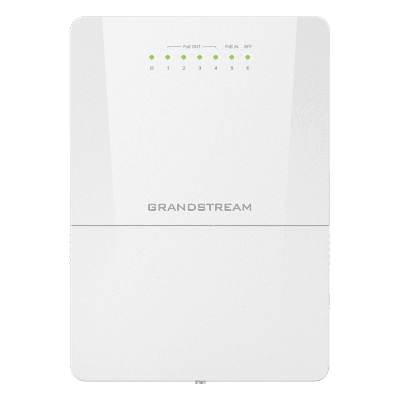 Switch PoE Administrable para Exteriores / 6 Puertos / 5 GE + 1 SFP / IP66 / PoE Integrado / Gestión Remota