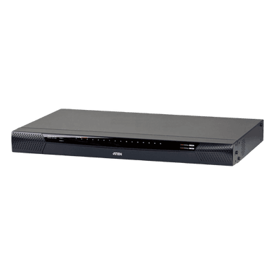 Switch KVM por IP multi-interfaz | Cat 5 | 16 puertos de 1 consola local | 1 consola remota con Virtual Media (1920 x 1200) |