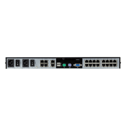 Switch KVM por IP multi-interfaz | Cat 5 | 16 puertos de 1 consola local | 1 consola remota con Virtual Media (1920 x 1200) |