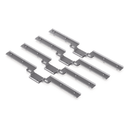 Kit de apilamiento/stack para unir 2 racks UniFi modelo U-RACK-6U-TL, para lograr un rack de 12 UR. No incluye los racks 