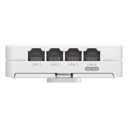 Access Point Wi-Fi 7 de Pared / BE3600 / 512 Usuarios / 1 Puerto 2.5G WAN PoE In + 3 LAN Gigabit + PoE Out / 802.11be / Gestión Cloud