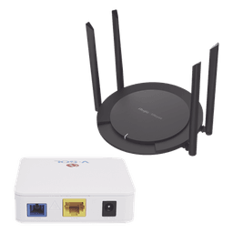 Kit 2 ONU Bridge V-Sol, Dual GPON/EPON con Router Home Wi-Fi Ideal para distribuciones WISP de mayor cobertura Wi-Fi en Hogares y Oficinas