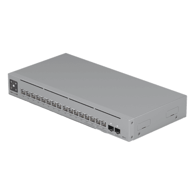 Switch PoE Administrable / 16 Puertos / 4x 2.5 GbE PoE++ / 12x GbE PoE+ / 2x SFP+ 10G / 180W / Pantalla Táctil 1.3'