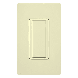 Switch de pared inalámbrico on/off de doble voltaje 120/277 V para iluminación o motores, sin cable neutro, sistema RadioRA 2