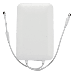 Antena Sectorial / Doble Banda 2.4/5 GHz / Ganancia 15 dBi / Ángulo Horizontal 90° / Conectores RPSMA / Resistente a Viento 60 m/s