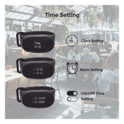 Reloj Buscador TD112 IPX7 / Resistente al Agua / Pantalla OLED / 180mAh / 48 Horas Standby / 80-100m Distancia de Recepción / Compatible con 50 Botones TD009 y T114 / 7 Idiomas / Almacenamiento de 10 Mensajes