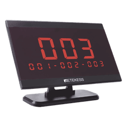 Pantalla receptora inalambrica para sistema de llamada de asistencia