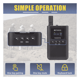 Kit para guía turístico de 1 transmisor y 10 receptores