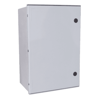 Gabinete Exterior / Poliéster IP65 / 800 x 1000 x 300 mm / Placa Trasera Incluida / Cerradura con Llave / Montaje Poste o Pared