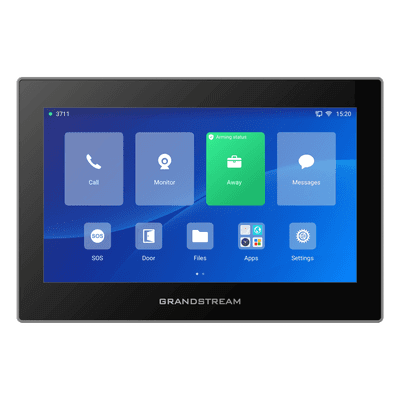 Estación de Intercomunicación SIP con Wi-Fi 6, Bluetooth y Control Total para Agendamiento de Salas y Edificios Inteligentes (Color Negro)