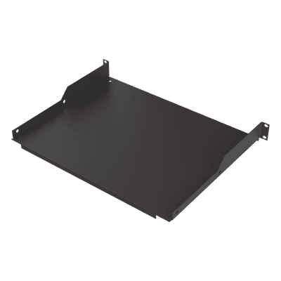 Charola para Soportar Equipos en Rack de 19 in, Profundidad de 34 cm, Color Negro, 1U